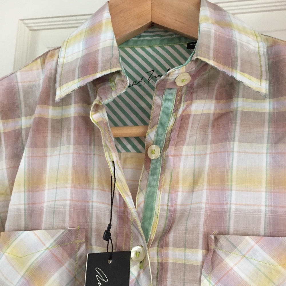 Zimberg Button Down Blouse - Picture 2 of 5